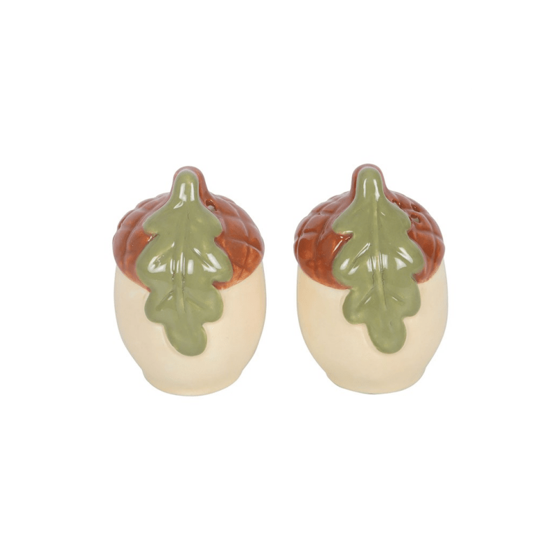 Acorn Salt and Pepper Shakers - Condiment Shaker - British D'sire