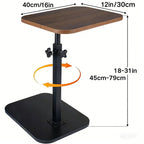 Adjustable C-Shaped Sofa Side End Table Coffee Laptop Table Living Room Bedroom - British D'sire
