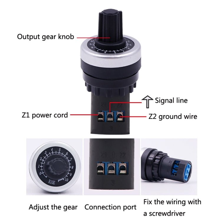 Adjustable Car Sensor Signal Analog Generator(Black) - British D'sire