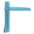 Adjustable DIY Cake Scraper Smoother Fondant Spatulas Cake Edge Smoother Cream(Blue) - British D'sire