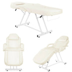 Adjustable Massage Table with Recliner Chair, Height - adjustable Stool - Ideal for Tattoo, Spa, and Salon - Massage Table - British D'sire