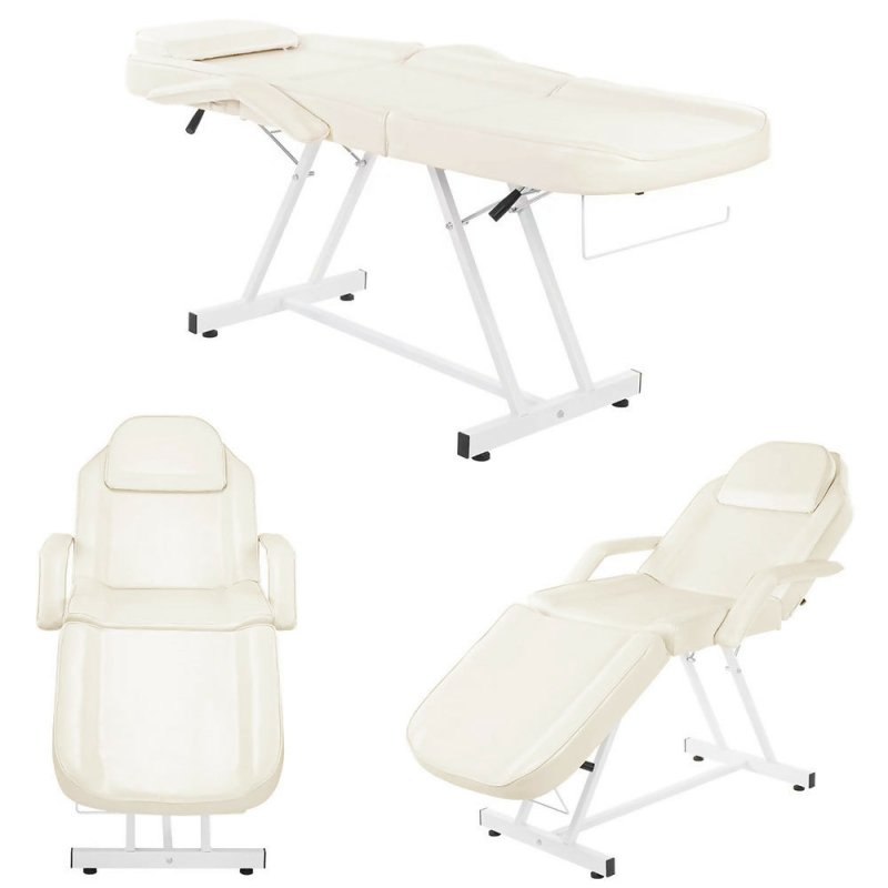 Adjustable Massage Table with Recliner Chair, Height - adjustable Stool - Ideal for Tattoo, Spa, and Salon - Massage Table - British D'sire