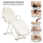Adjustable Massage Table with Recliner Chair, Height - adjustable Stool - Ideal for Tattoo, Spa, and Salon - Massage Table - British D'sire