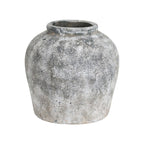 Aged Stone Ceramic Vase - Stone Ceramic Decorative Vase - Vases - British D'sire