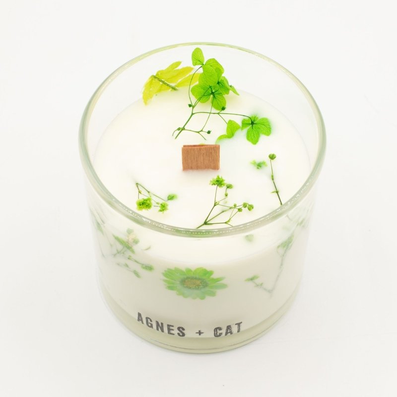 Agnes + Cat Botanical Soy Wax Candle - Fellberry - Agnes + Cat Botanical Soy Wax Candles - British D'sire