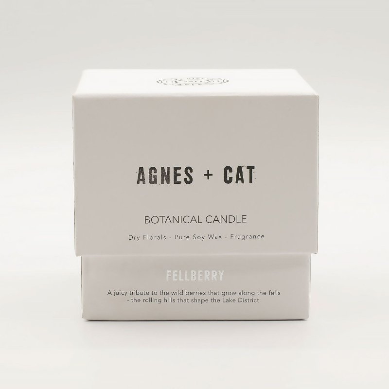 Agnes + Cat Botanical Soy Wax Candle - Fellberry - Agnes + Cat Botanical Soy Wax Candles - British D'sire