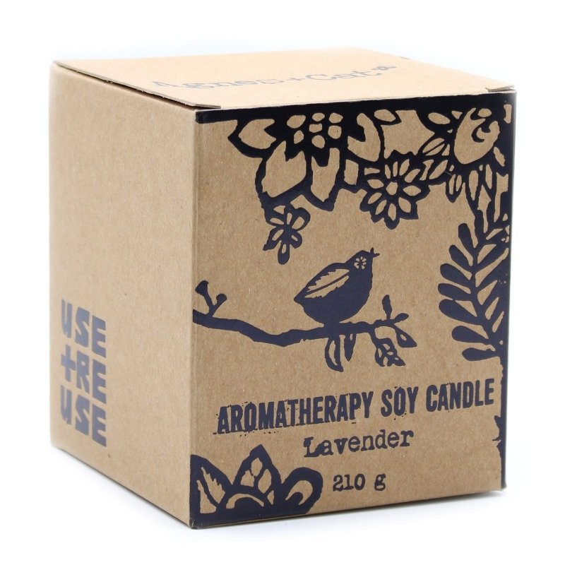 Agnes + Cat Herb Garden Candles - Lavender - Agnes + Cat Aromatherapy Candles - British D'sire