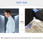 AIEK KK1 Mini Mobile Phone, English Keyboard, Hands Free Bluetooth Dialer Headphone, MTK6261DA, Anti - Lost, Single SIM, Network: 2G(Black) - British D'sire