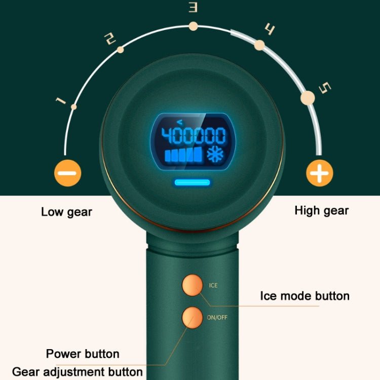 Aimanfun Home IPL Laser Photon Rejuvenation Hair Removal Instrument, Plug: US Plug(Dark Green) - British D'sire