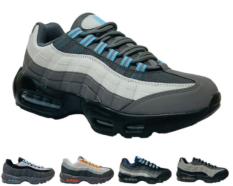Air Cushioned Casual Lace Up Trainers - Trainers - British D'sire Main image