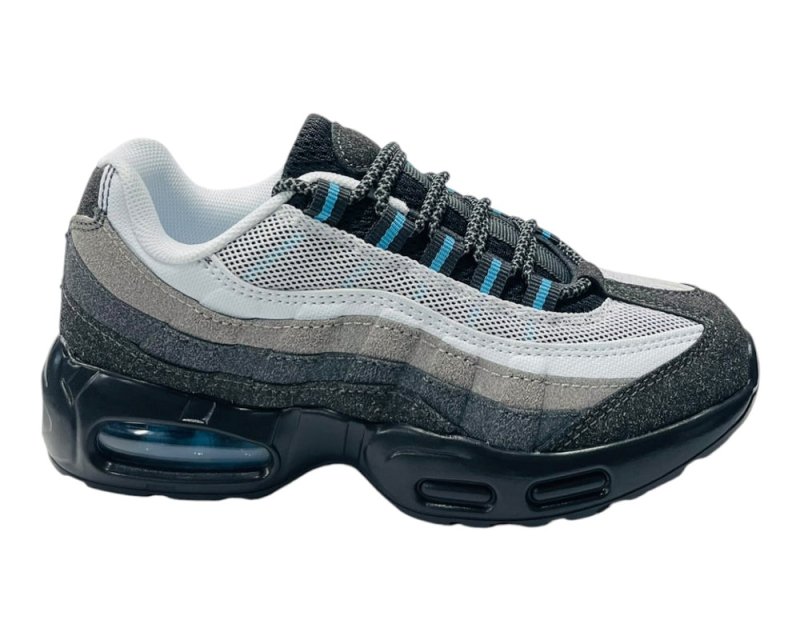 Air Cushioned Lace Up Sports Kid's Trainers - Trainers - British D'sire