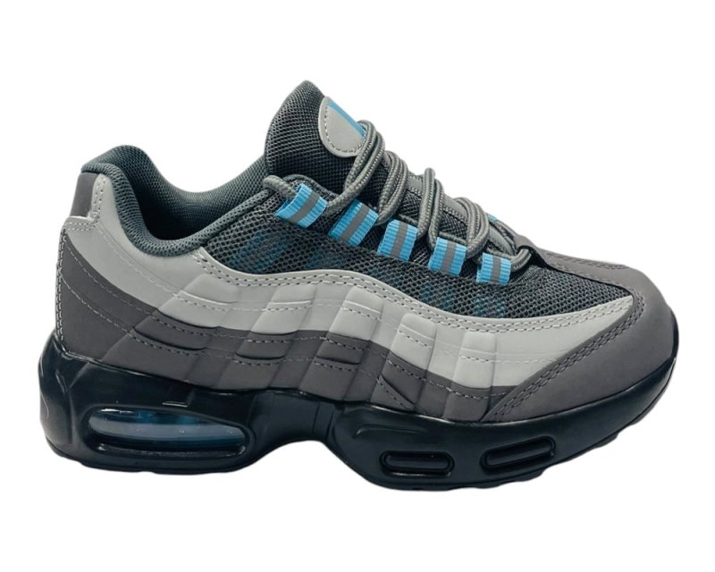 Air Cushioned Lace Up Sports Kid's Trainers - Trainers - British D'sire