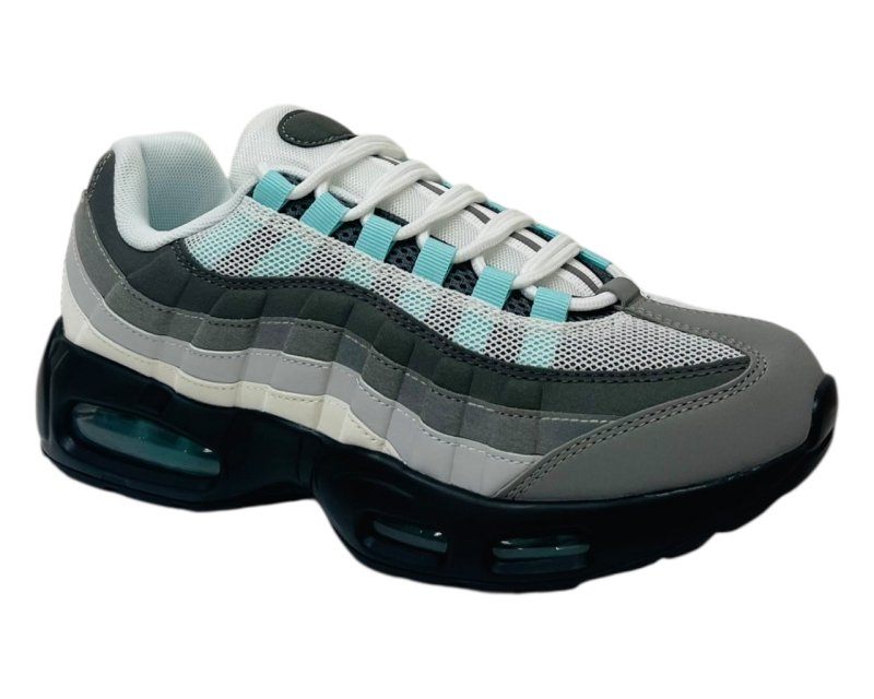 Air Cushioned Lace Up Sports Trainers - Trainers - British D'sire