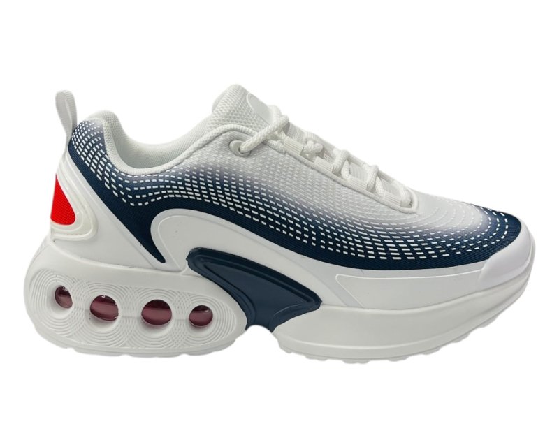 Air Cushioned Lace Up Sports Trainers - Trainers - British D'sire
