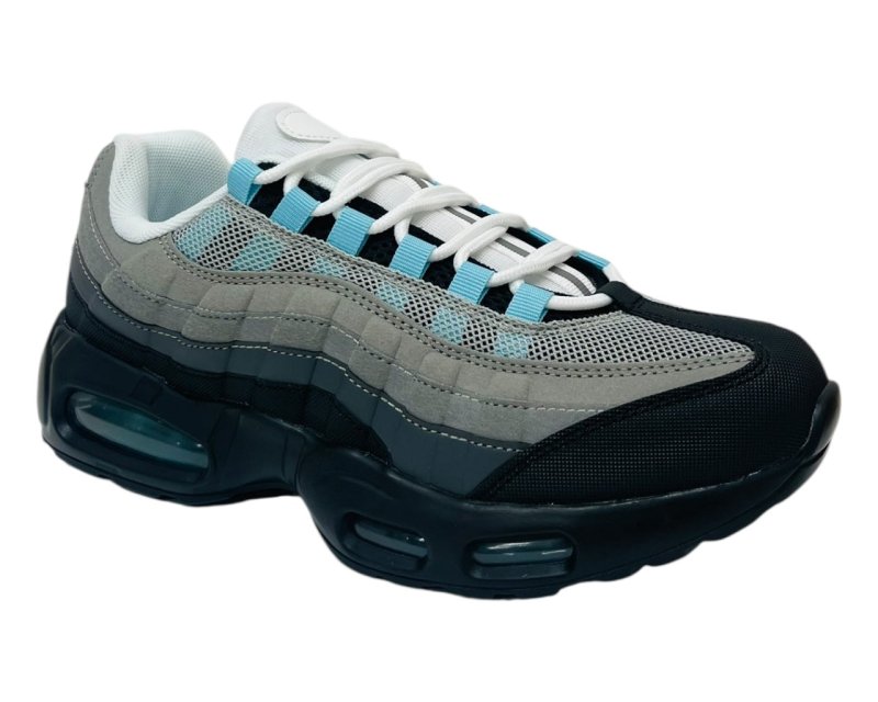 Air Cushioned Lace Up Sports Trainers - Trainers - British D'sire