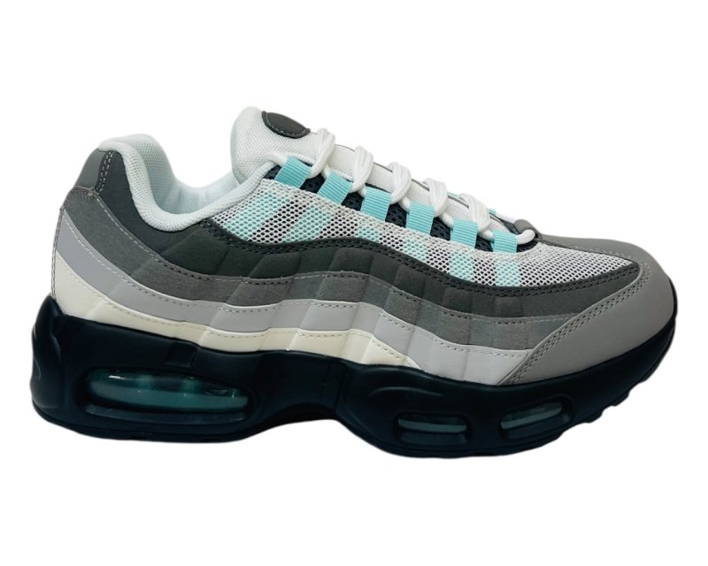 Air Cushioned Lace Up Sports Trainers - Trainers - British D'sire