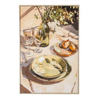 Alfresco Morning Hand Painted Canvas in Frame - Wall Art & Signs - British D'sire