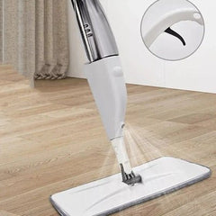 All - in - One Spray Mop: Easy Cleaning with Built - In Refillable Bottle and Washable Pads - Household Accessories - British D'sire