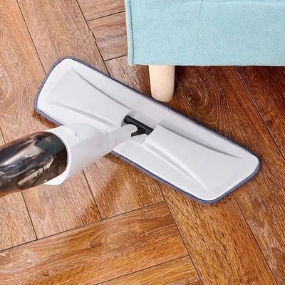 All - in - One Spray Mop: Easy Cleaning with Built - In Refillable Bottle and Washable Pads - Household Accessories - British D'sire