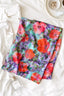 All Over Hand Painted Poppy Floral Viscose Scarf - Scarves & Snoods - British D'sire
