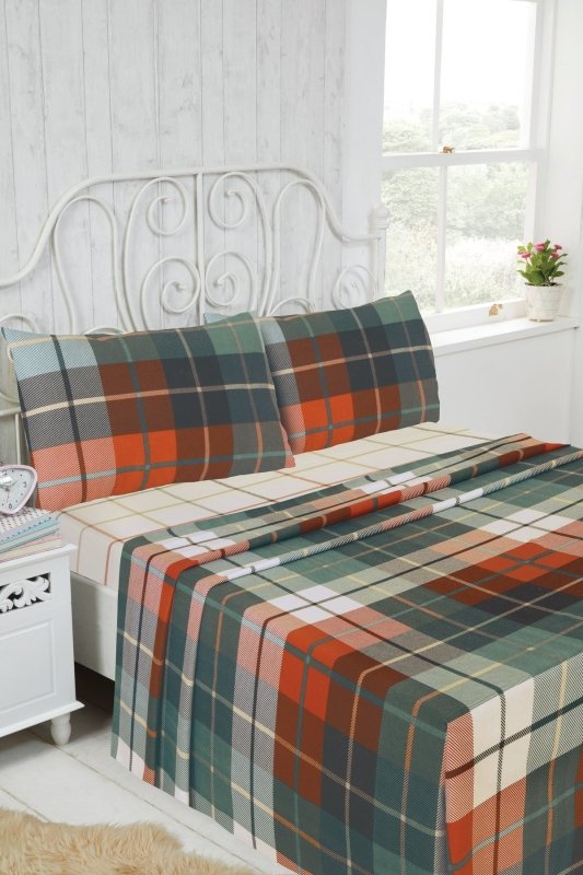 All-Season 4 PCS Comfort Brushed Cotton Bedding Set – Multiple Sizes - Home, Furniture & DIY:Bedding:Sheets - British D'sire