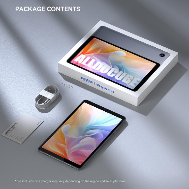ALLDOCUBE iPlay 60 mini 4G LTE Tablet PC, 4GB+64GB, 8.68 inch Android 15 Unisoc T606 Octa Core Support Dual SIM (Grey) - British D'sire