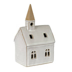 Alora Ceramic Church With LED Light - Figurines - British D'sire