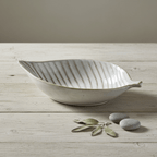 Alora Ceramic Elm Leaf Large Dish - Bowls & Dishes - British D'sire
