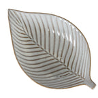 Alora Ceramic Elm Leaf Large Dish - Bowls & Dishes - British D'sire