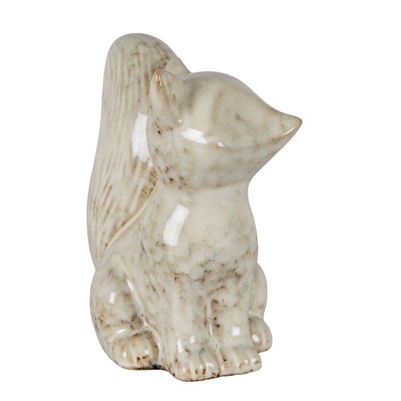 Alora Ceramic Fox Looking Left Decorative Decorative Home Accessory - Figurines - British D'sire