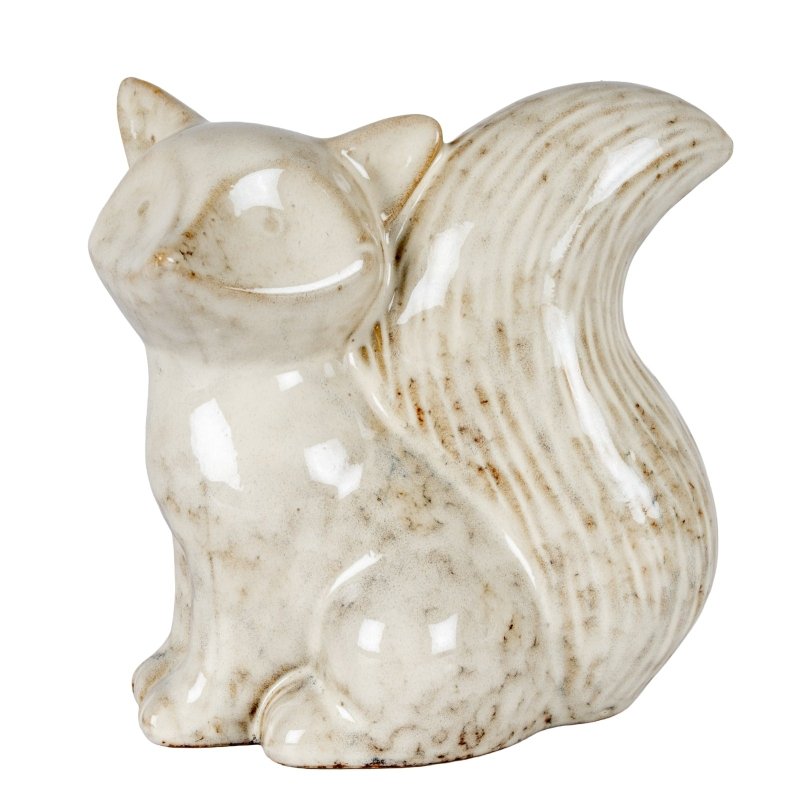 Alora Ceramic Fox Looking Left Decorative Decorative Home Accessory - Figurines - British D'sire