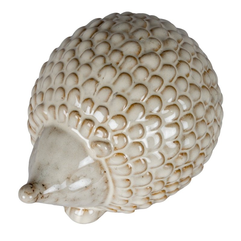 Alora Ceramic Large Hedgehog Decorative Ornament - Figurines - British D'sire