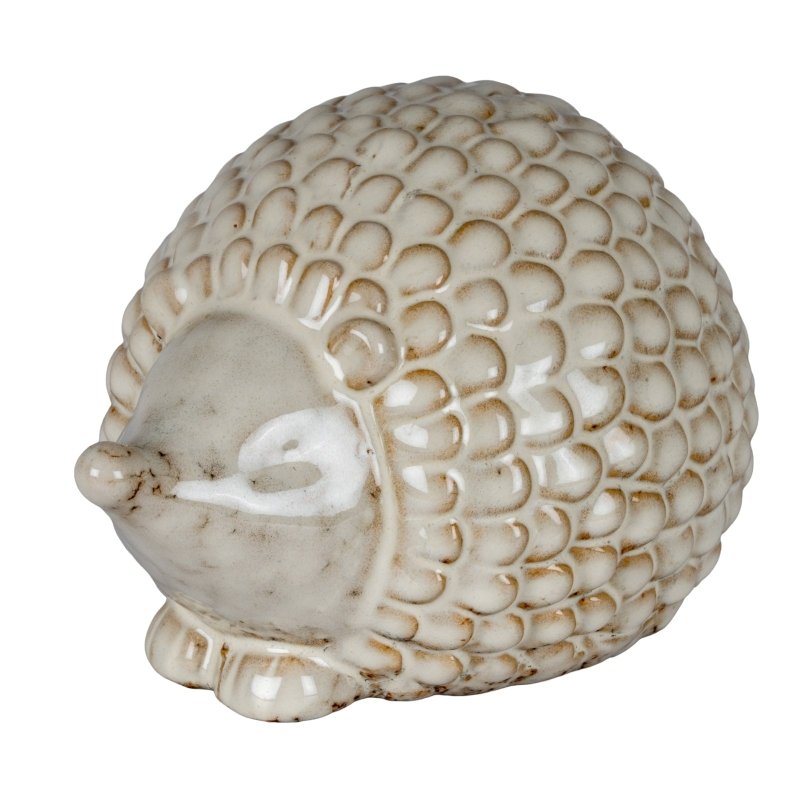 Alora Ceramic Large Hedgehog Decorative Ornament - Figurines - British D'sire