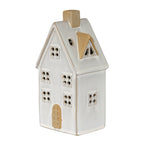 Alora Ceramic Large Townhouse With LED Light - Figurines - British D'sire