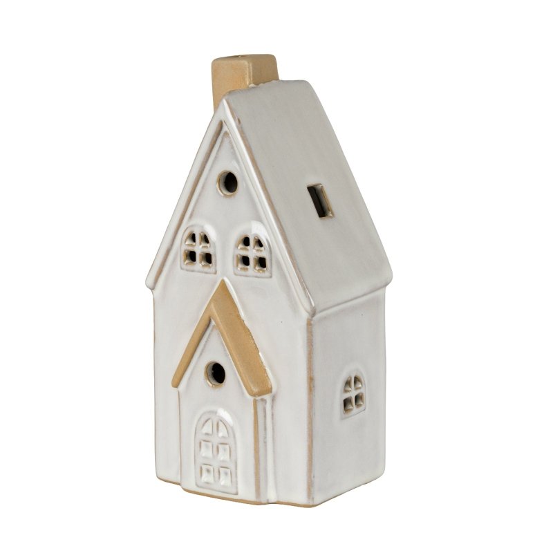 Alora Ceramic Medium Townhouse With LED Light - Furniture - British D'sire