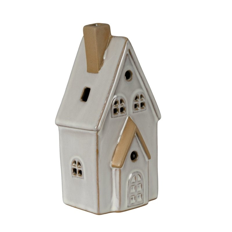 Alora Ceramic Medium Townhouse With LED Light - Furniture - British D'sire