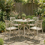 Alto Putty Grey Table for Garden and Patio - Outdoor Furniture - British D'sire