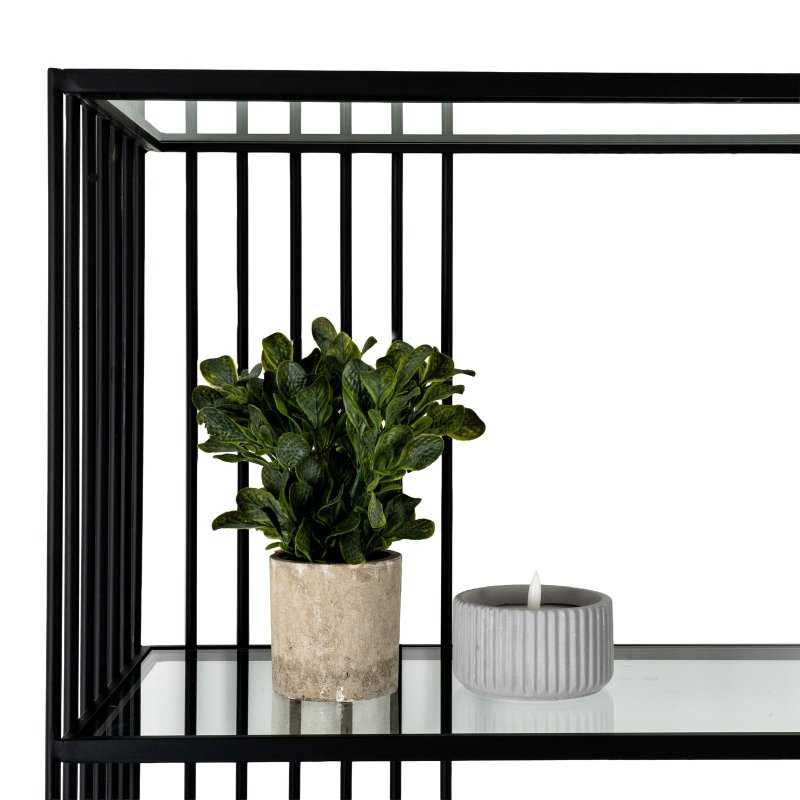 Alto Shelf Unit With Glass Shelves - Sideboards - British D'sire