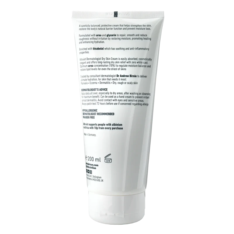 Altruist Dry Skin Repair Cream 10% Urea 200ml Secondary image
