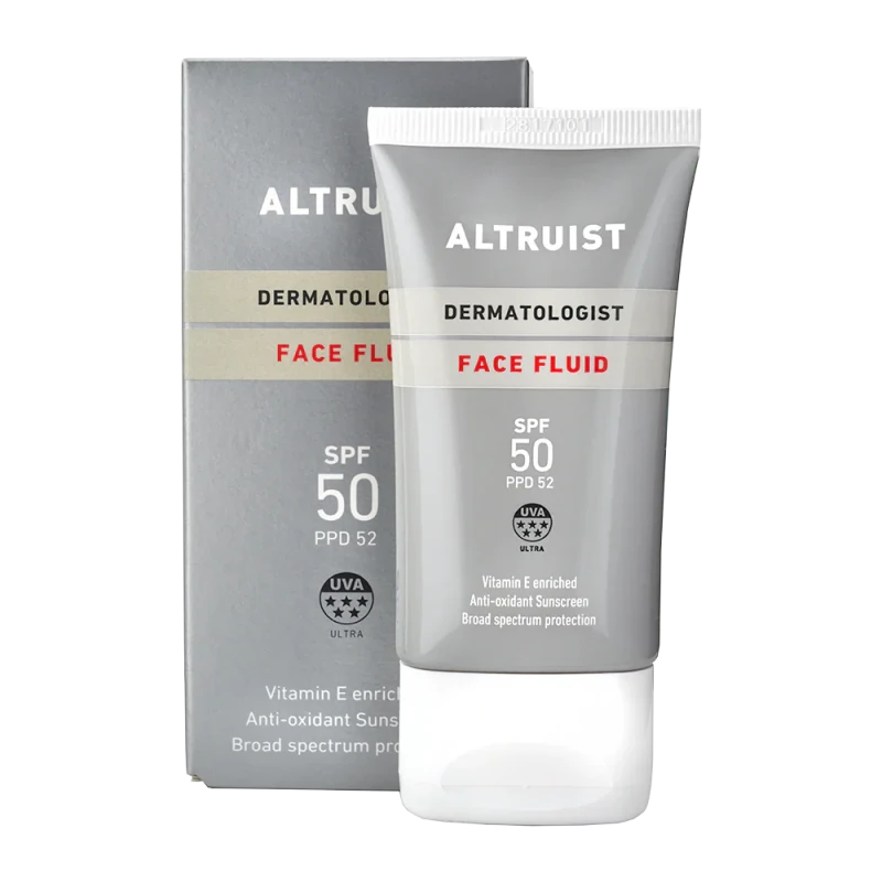 Altruist Sunscreen Fluid SPF50, 50ml - Face Cream - British D'sire