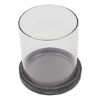 Amalfi Grey Hurricane Lantern Decorative Home Lantern - Lanterns - British D'sire