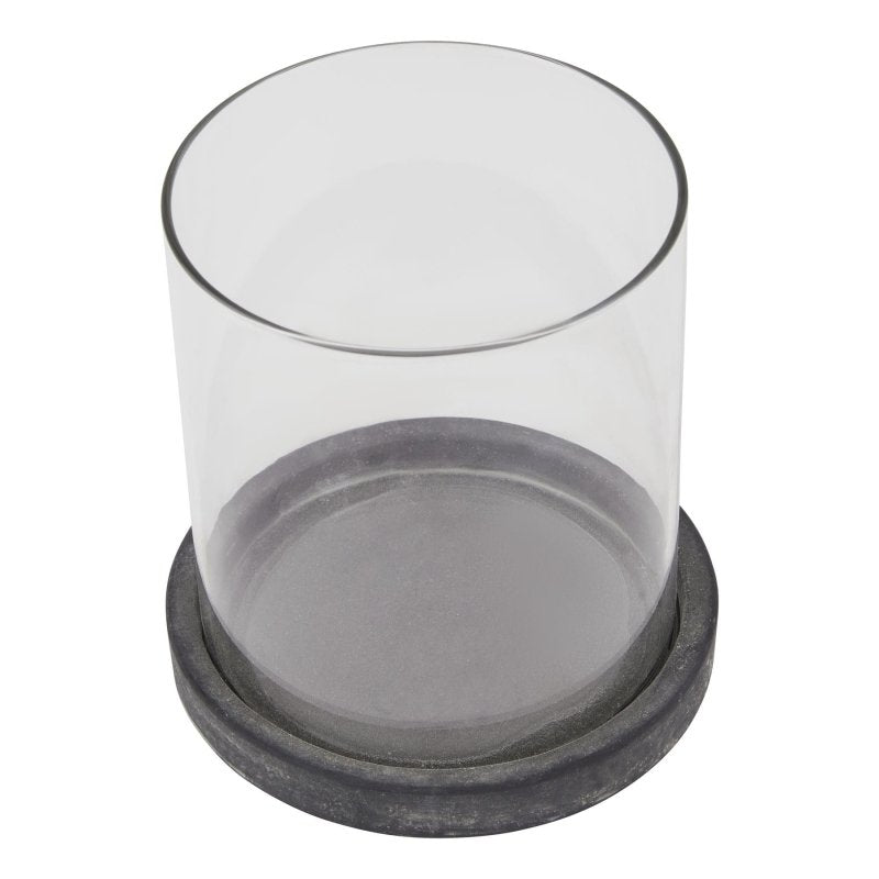 Amalfi Grey Hurricane Lantern Decorative Home Lantern - Lanterns - British D'sire