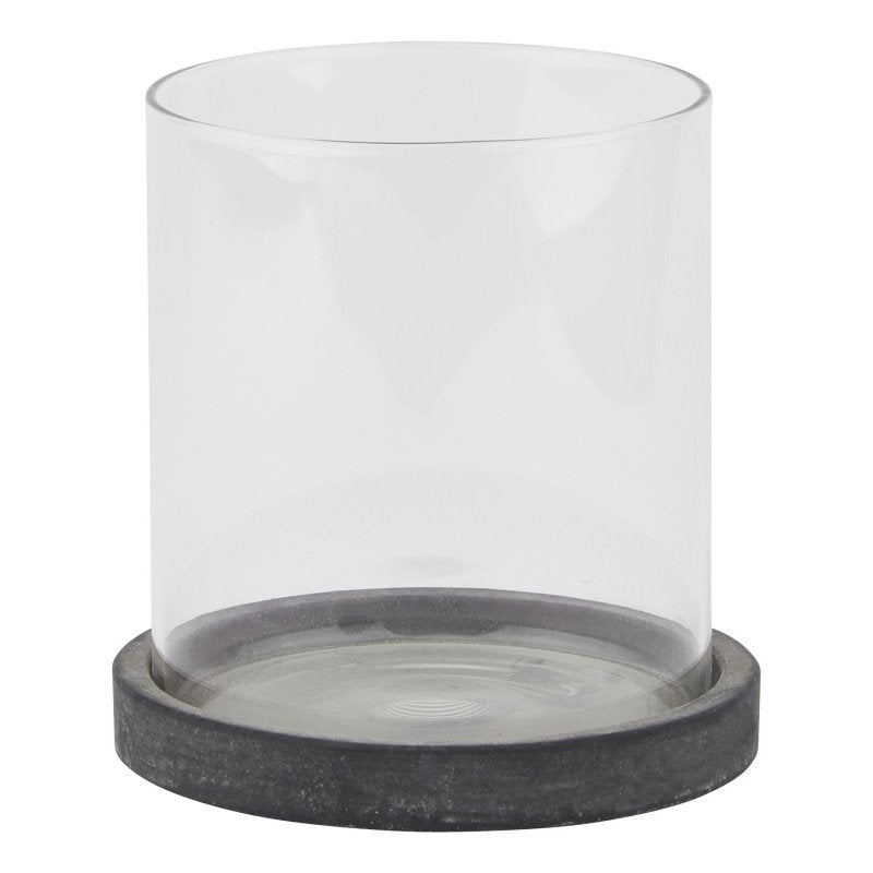 Amalfi Grey Hurricane Lantern Decorative Home Lantern - Lanterns - British D'sire