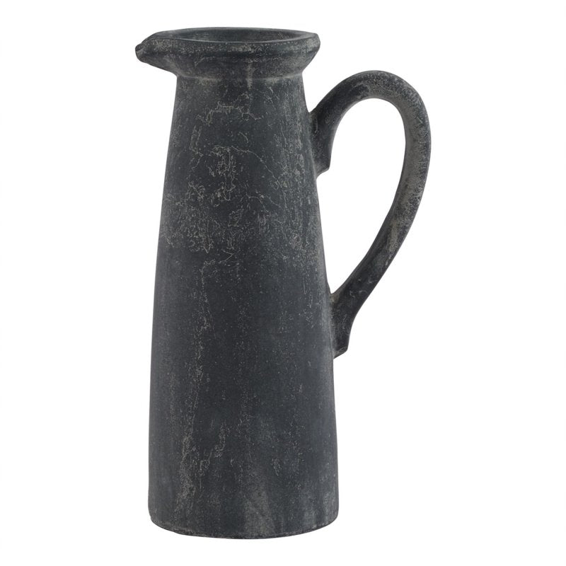 Amalfi Grey Tall Jug Decorative Decorative Jug - Jar & Jugs - British D'sire