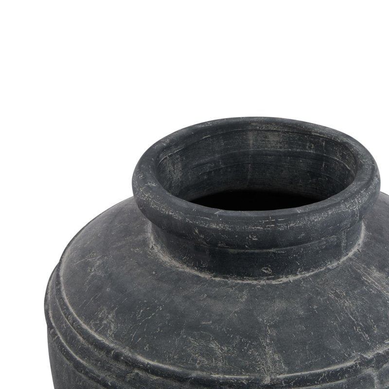 Amalfi Large Grey Water Pot Decorative Home Accessory - Plant Pot - British D'sire
