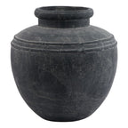 Amalfi Large Grey Water Pot Decorative Home Accessory - Plant Pot - British D'sire