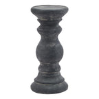 Amalfi Small Grey Column Candle Holder - Candle Holder - British D'sire