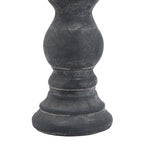 Amalfi Small Grey Column Candle Holder - Candle Holder - British D'sire