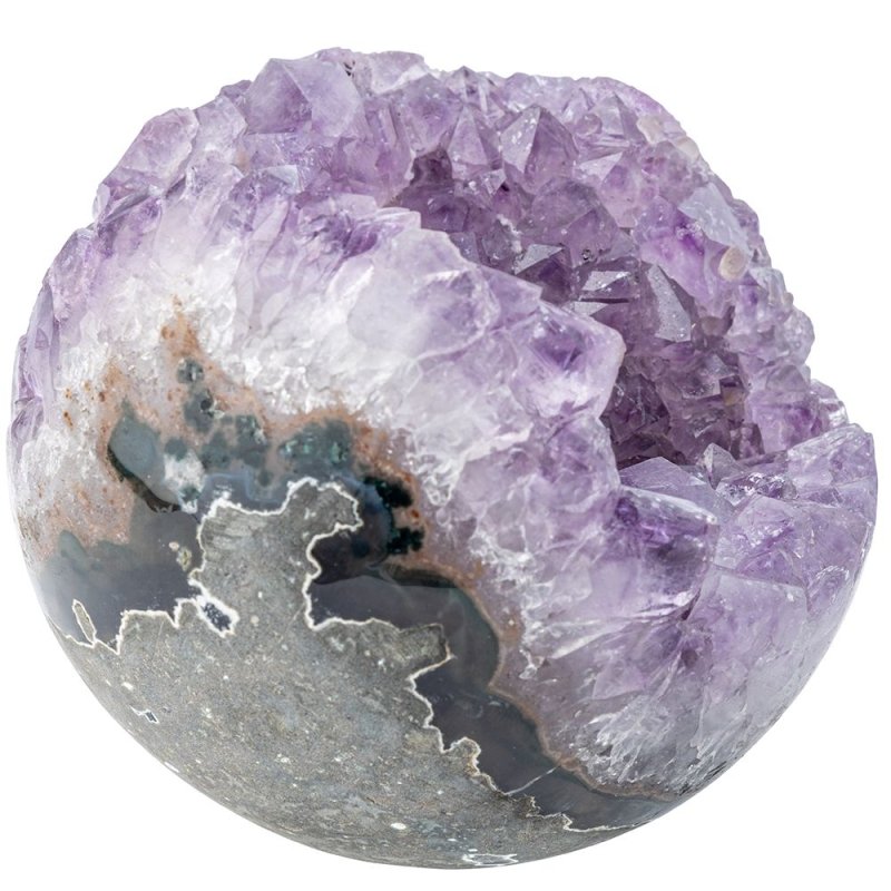 Amethyst Geode Sphere 70-80mm B Grade - British D'sire