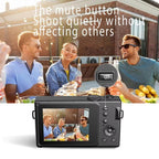 AMKOV CD - R1 24MP HD Pixel Shooting Student Camera 1080P Video Recording CCD Photo Video HD Camera(Black) - British D'sire